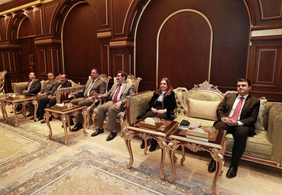 دیدار اعضای ارشد حزب دمکرات، السیاده و جریان صدر در بغداد