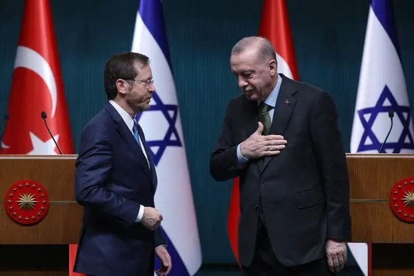 رئیس جمهور ترکیه میزبان همتای اسرائیلی