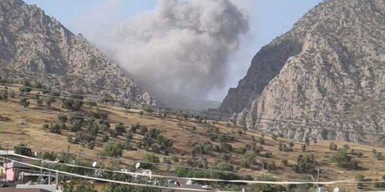 ارتش ترکیه استان دهوک اقلیم کردستان را به شدت بمباران کرد