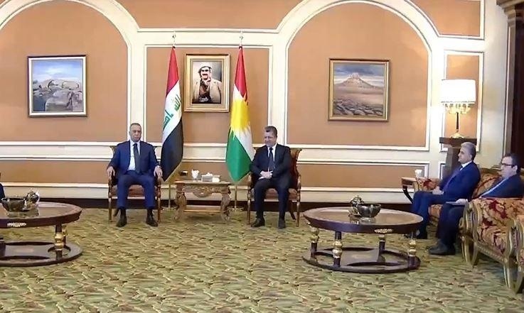 Iraqi PM al-Kadhimi arrives in Erbil