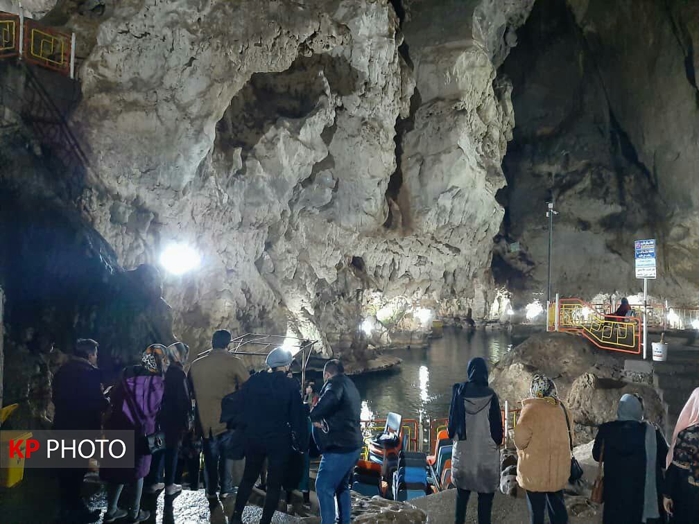 غار آبی  «سهولان» مهاباد بعد از ٢ سال بازگشایی شد