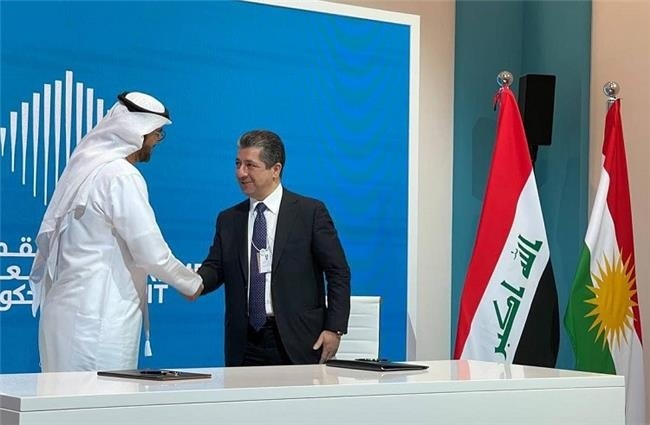 Masrour Barzani signs memorandum of understanding with the UAE