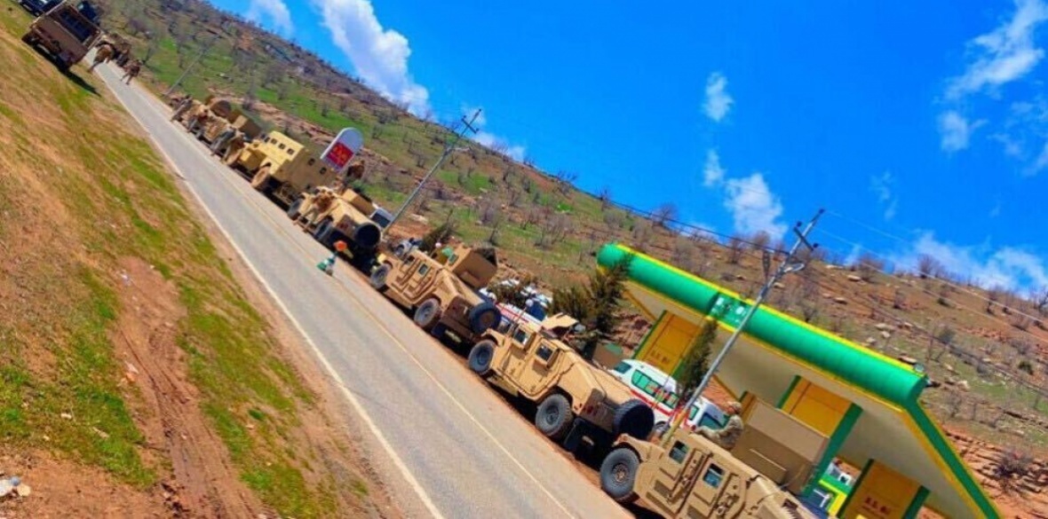 KDP moves forces and armored vehicles to guerrilla held region