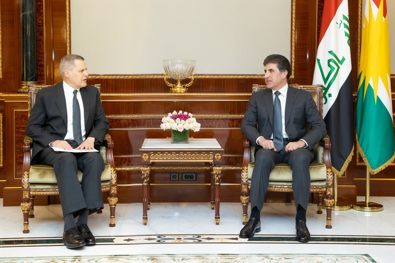 Nechirvan Barzani meets US Ambassador to Iraq