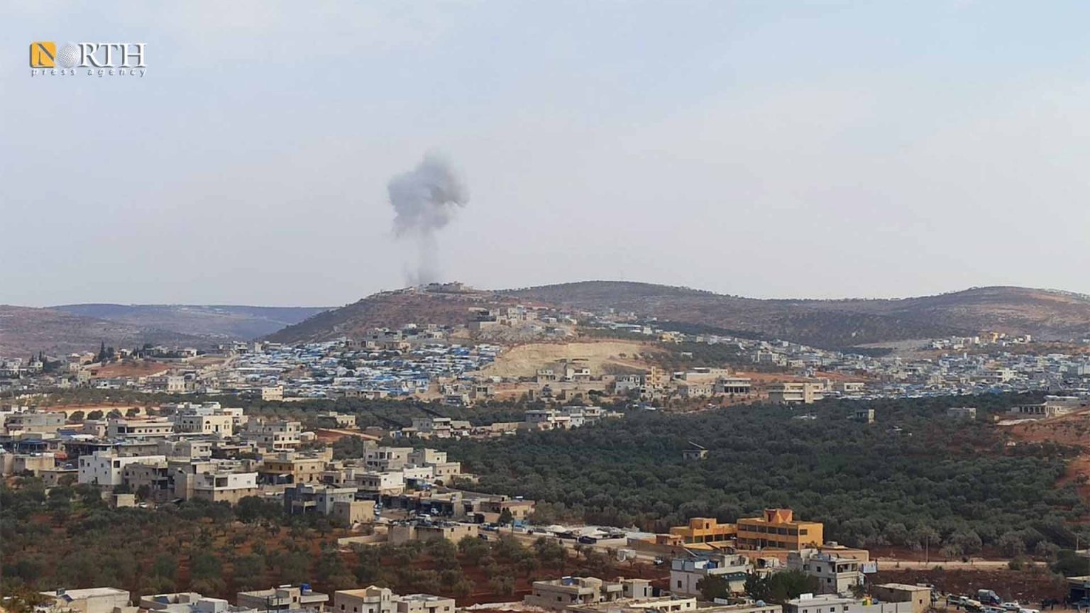 Syrian government, opposition exchange shelling in northwest