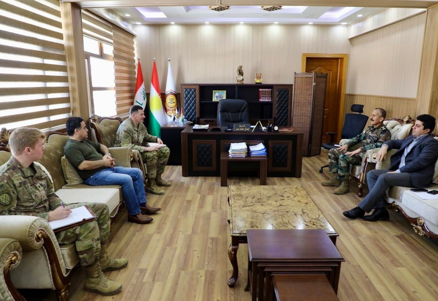 Peshmerga and international coalition officials stress on military coordination between Erbil and Baghdad