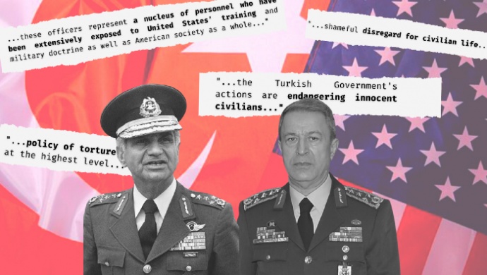 افسران نظامی در آمریکا آموزش دیدند و در ترکیه و کردستان سوریه جنایت کردند