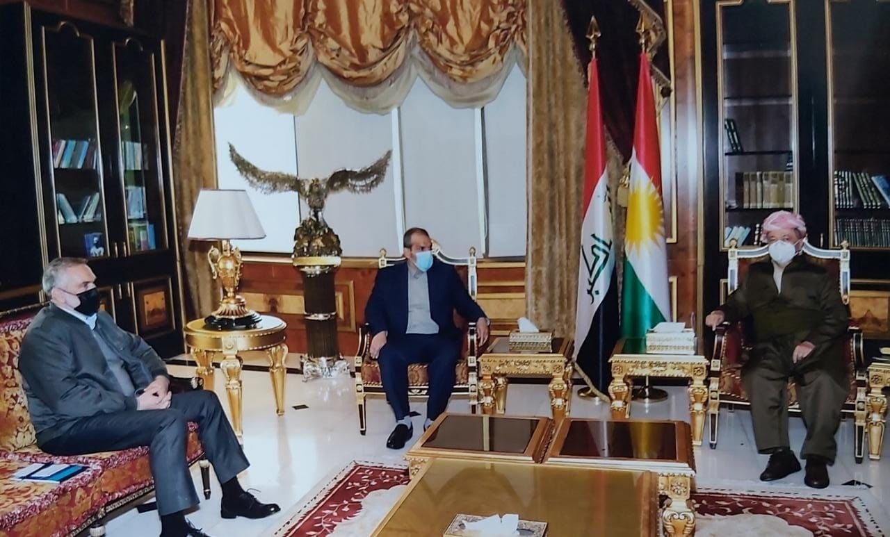 Iranian delegation meets Masoud Barzani, KRG officials