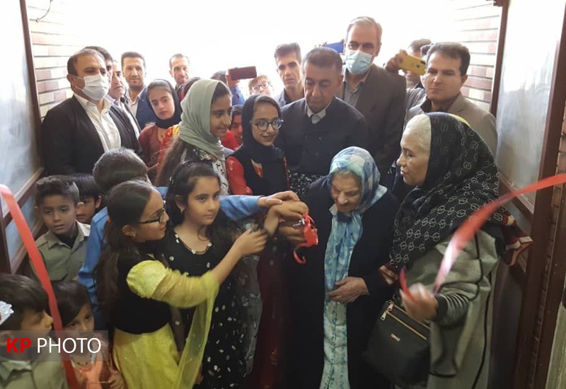 افتتاح و کلنگ زنی 2 مدرسه خیر ساز در شهرستان مریوان