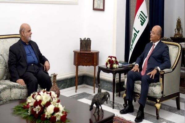 Iran envoy meets Iraqi President as his mission in Baghdad ends