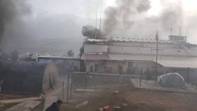 دو انفجار مهیب در پایگاه نظامی ترکیه در شلادیز