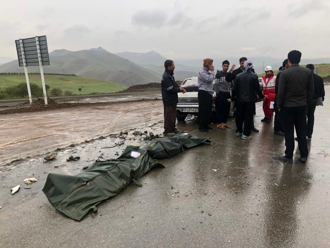 جاده سنندج - دیواندره 2 کردستانی دیگر را به کام مرگ کشاند