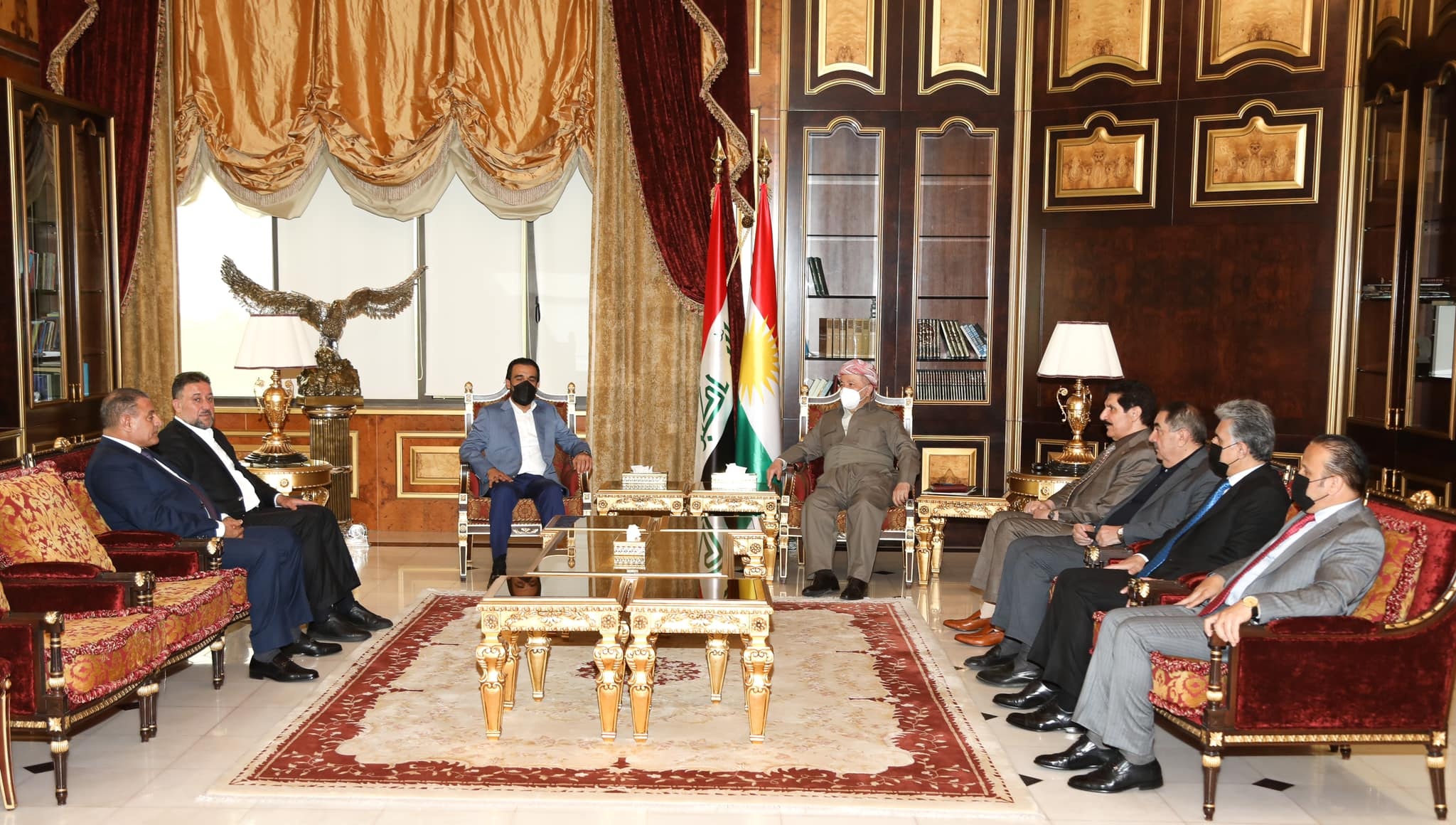 Iraqi Sunni coalition meets Masoud Barzani