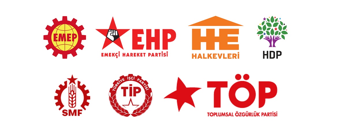 شش حزب و سازمان چپ گرا خواستار توقف حمله حکومت علیه کردها و HDP شدند