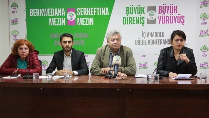 HDP کنفرانس آناتولی مرکزی را با هدف گسترش مبارزه سیاسی برگزار کرد