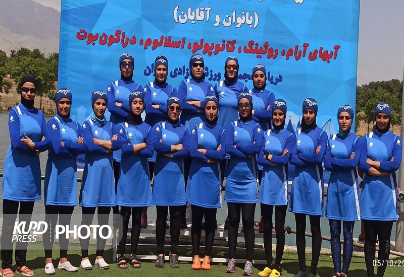 کسب نشان برنز بانوان قایقران کردستانی در لیگ برتر دراگون بوت ایران