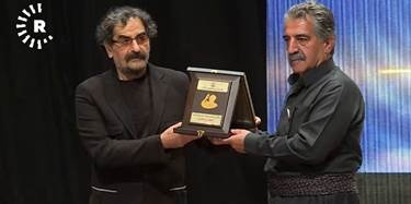 اعطای مدال طلایی سندیکای هنرمندان اقلیم کردستان بە شهرام ناظری