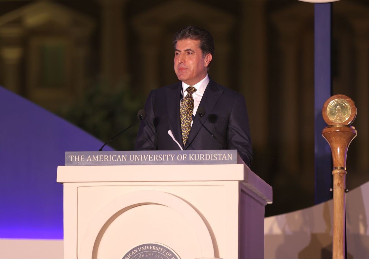نچیروان بارزانی خطاب به فارغ التحصیلان دانشگاه آمریکایی دهوک: شما رهبران آیندە این سرزمین هستید
