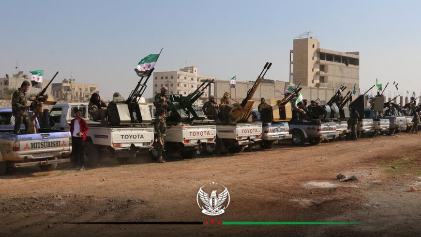 آماده شدن شورشیان برای مشارکت در عملیات ترکیه علیه کردهای سوریه