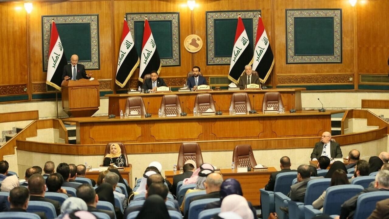 سوگند قانونی 64 نماینده از 73 نماینده جایگزین نمایندگان صدر در مجلس عراق