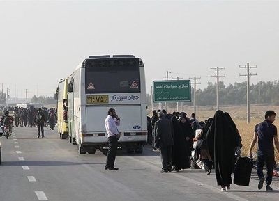 کمبود شدید  اتوبوس در ایلام /  حجم زیاد مسافران در مرز مهران