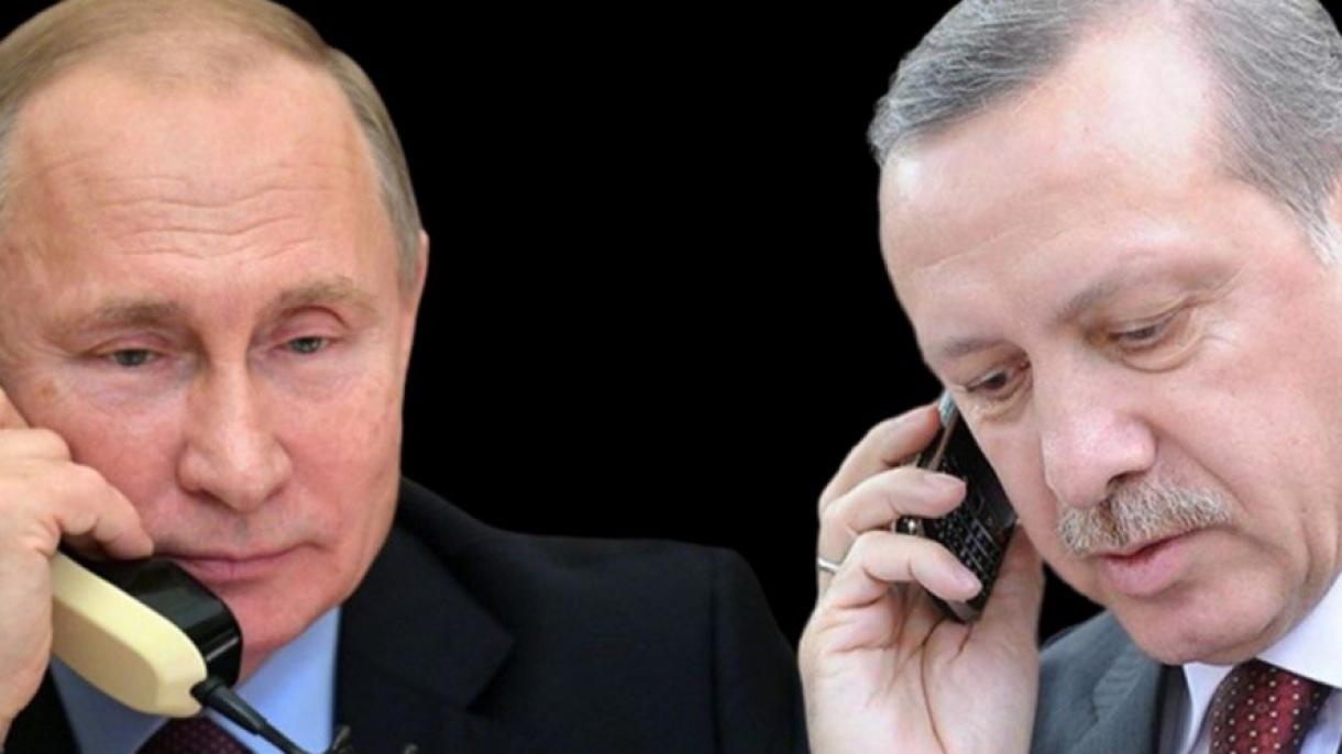 گفتگوی تلفنی اردوغان و پوتین 