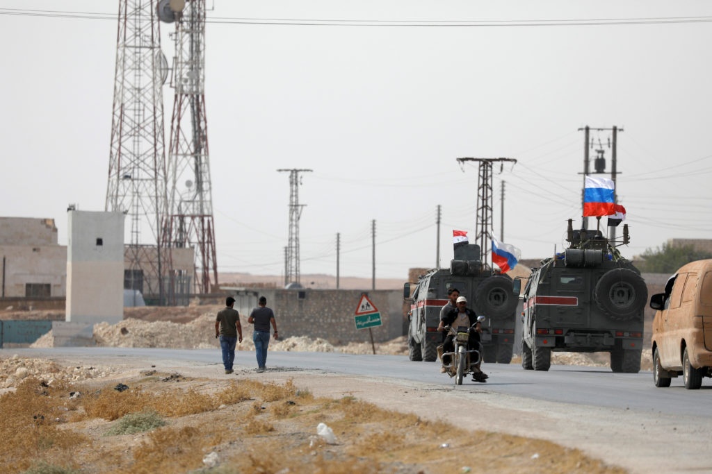 تقویت مواضع روسیه و سوریه در برخی مناطق تحت کنترل کردها