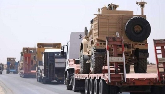 ورود کاروان های بزرگ نظامی ائتلاف به مناطق تحت کنترل کردهای سوریه