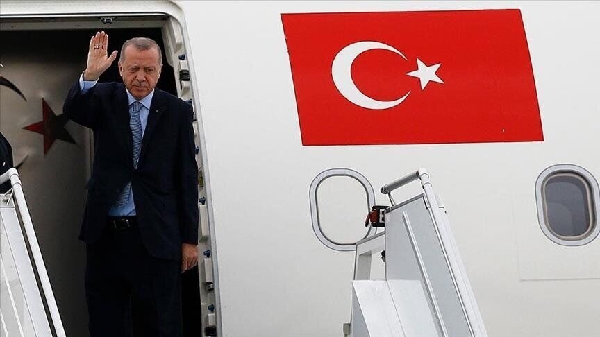 Turkish president Erdogan in Tehran for official visit