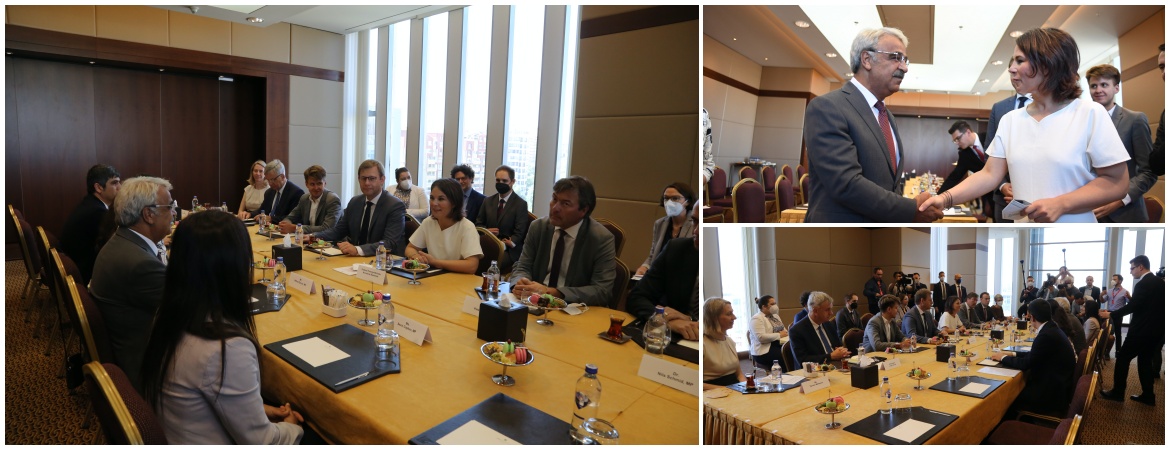 مدحت سنجر رئیس HDP با وزیر خارجه آلمان دیدار کرد