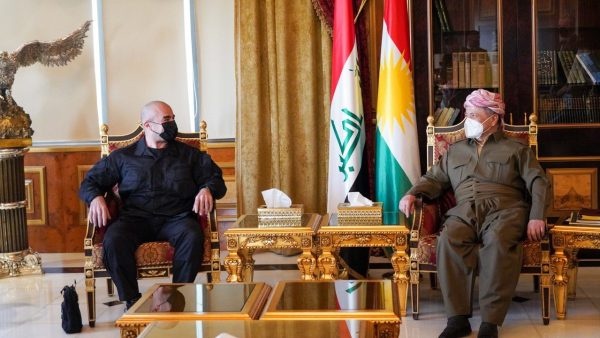 Bafel Talabani meets Masoud Barzani in Erbil