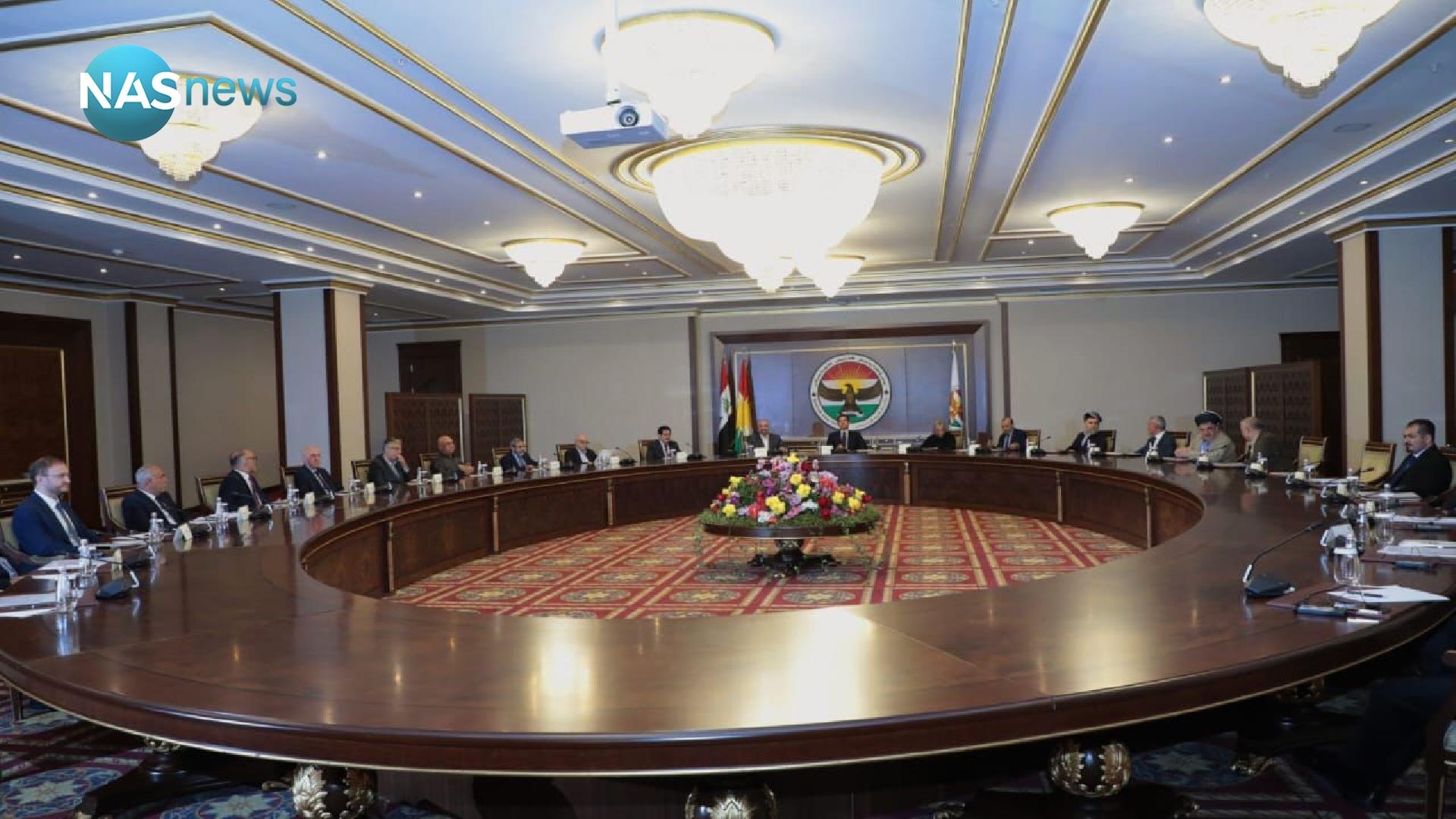 بیانیه دفتررئیس اقلیم کردستان درخصوص تصمیمات نشست امروز نچیروان بارزانی با احزاب سیاسی در اربیل