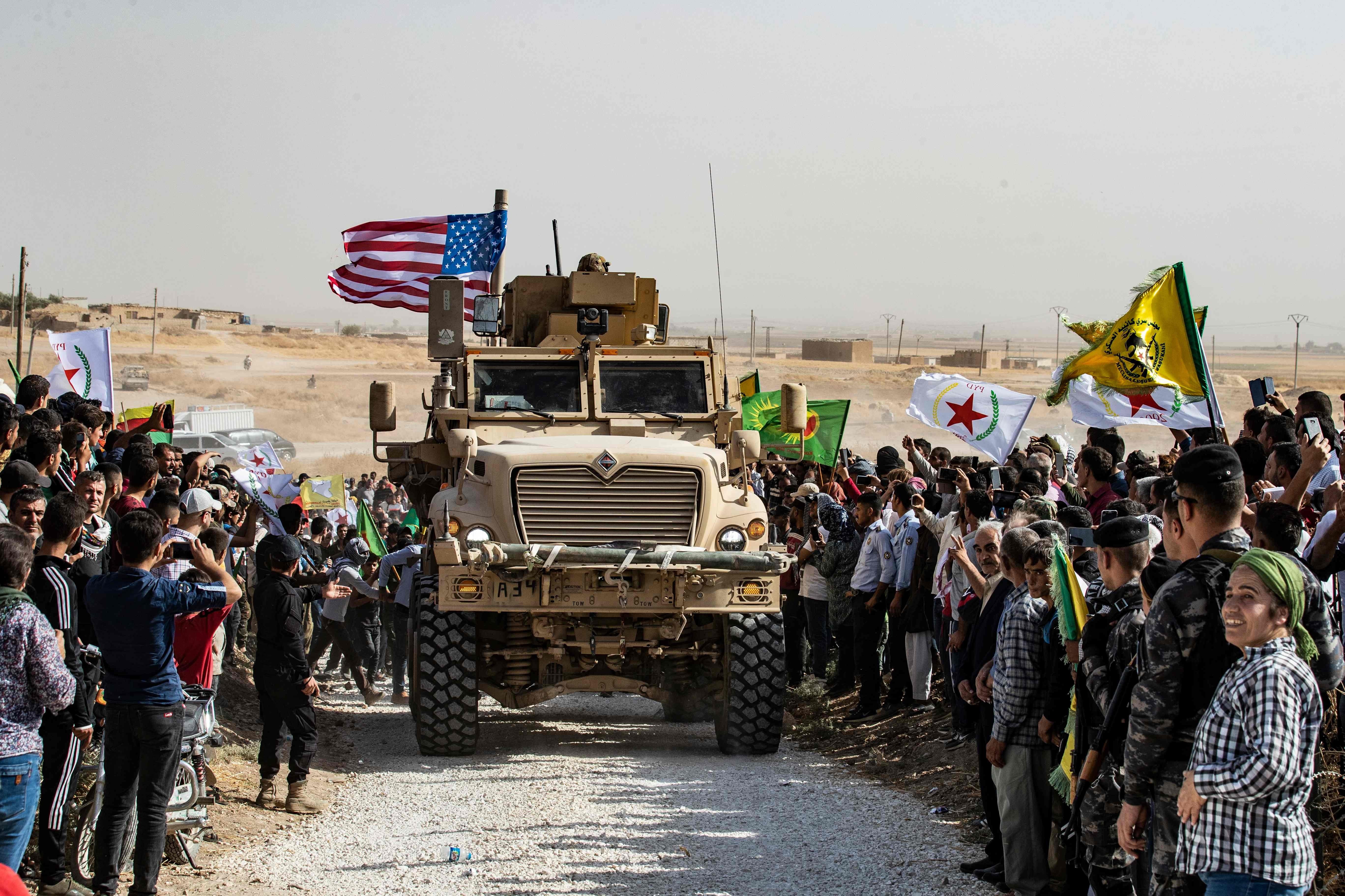 American forces are increasingly attacked in Syrian kurdish-controlled areas