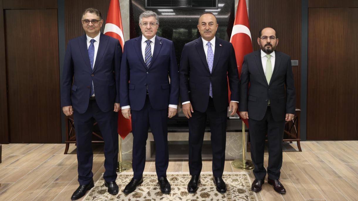 وزیر خارجه ترکیه با رهبران مخالفان سوری دیدار کرد