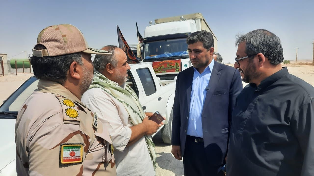 عبور اولین موکب ایرانی از مرز سومار