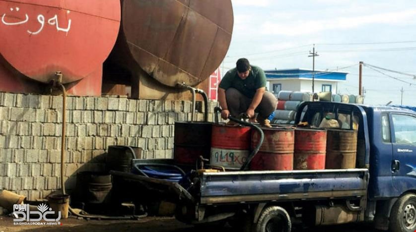 اربیل  و احزاب حاکم براقلیم کردستان  مسئول اصلی افزایش بهای نفت سفید در اقلیم هستند