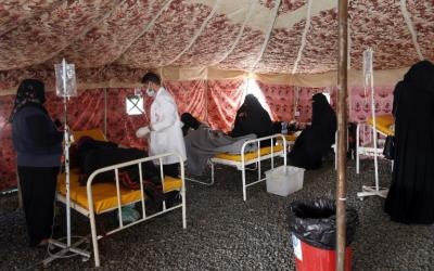 شیوع بیماری وبا بر اثر ادامه سیاست جنگ آب ترکیه علیه کردهای سوریه