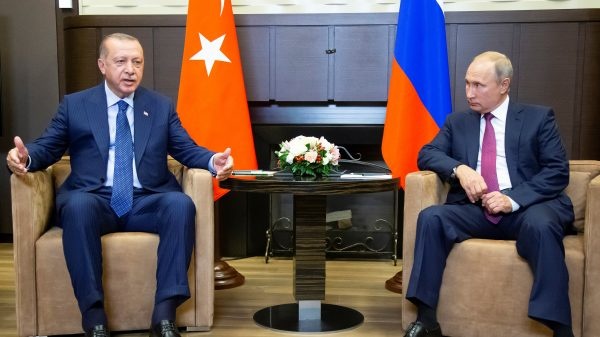 Erdogan, Putin discuss ties in phone call