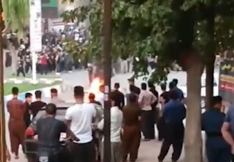 برگزاری تجمعات اعتراضی در کرمانشاه و جوانرود