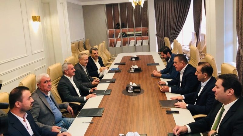 PUK delegation meets Kurdistan Region political parties