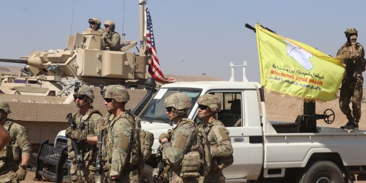 توقف کامل همکاری نیروهای کرد سوریه با نیروهای آمریکا و ائتلاف بین‌المللی