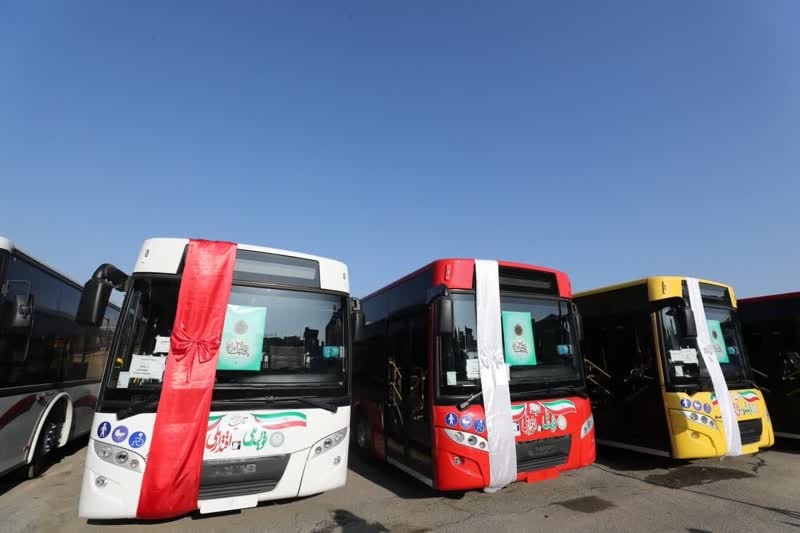 اضافه شدن ۱۰۸ اتوبوس جدیدبه ناوگان شهری کرمانشاه