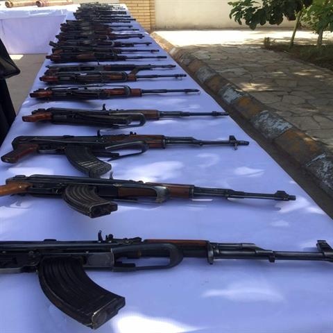 کشف محموله اسلحه قاچاق در مرز مهران