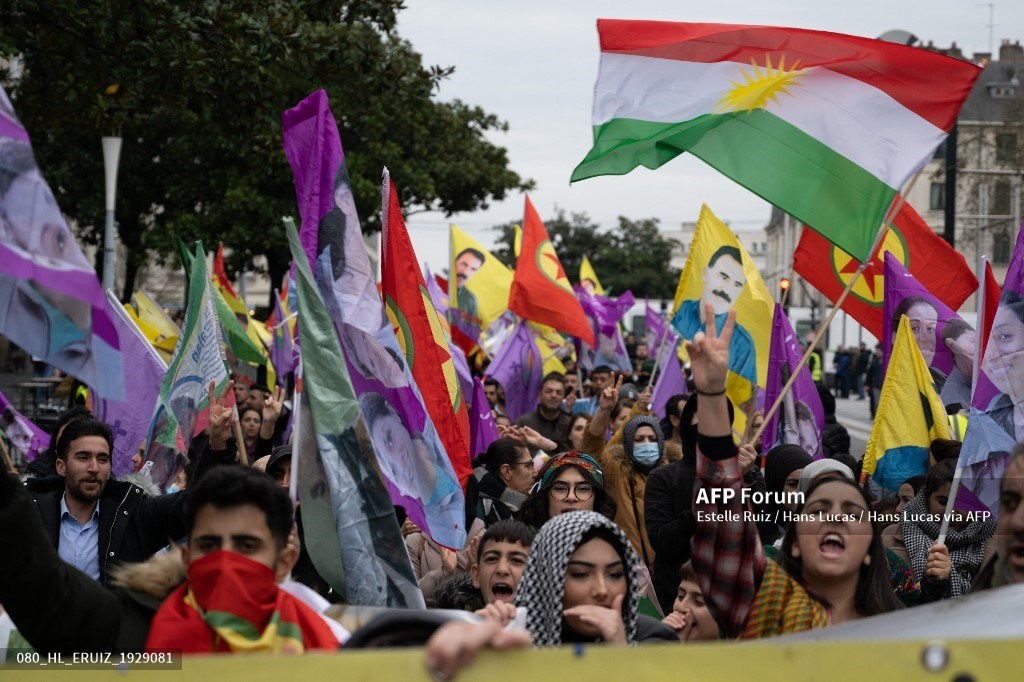 Tears and anger at Paris funeral for Kurdish shooting victims