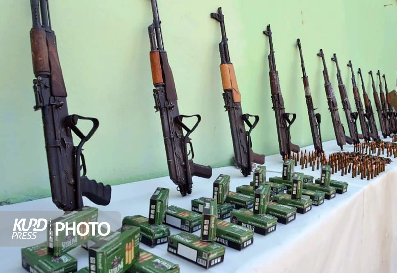 کشف ۲۸۸ قبضه سلاح «وینچستر و جنگی» در ناآرامی های کردستان