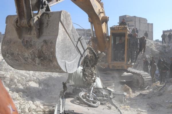 شمار قربانیان ریزش ساختمان در حلب به 16 تن رسید