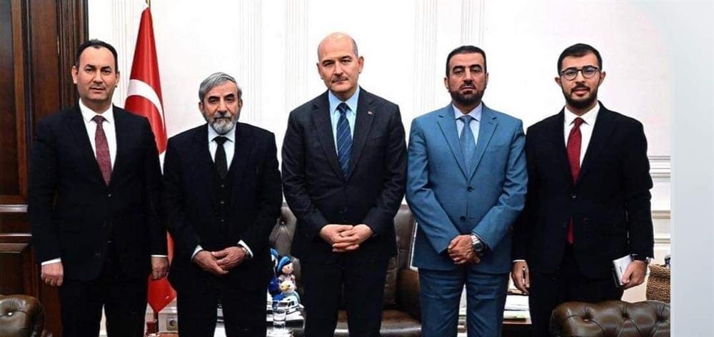 دبیرکل حزب اتحاد اسلامی کردستان با وزیر کشور ترکیه دیدار کرد