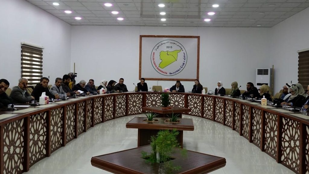 برگزاری نشست مجلس سوریه دموکراتیک در رقه
