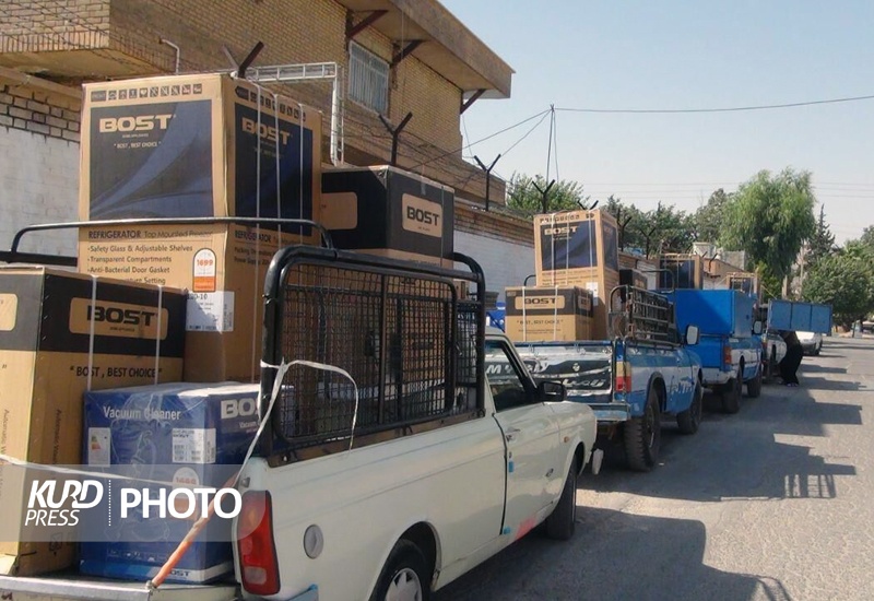 اهدای ۲۲۸ فقره جهیزیه به نوعروسان تحت حمایت کمیته امداد کردستان