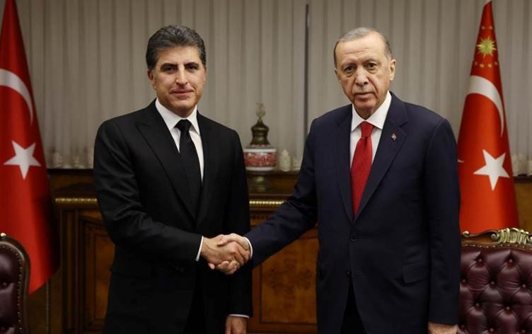 اردوغان و نچیروان بارزانی در آنکارا دیدار کردند